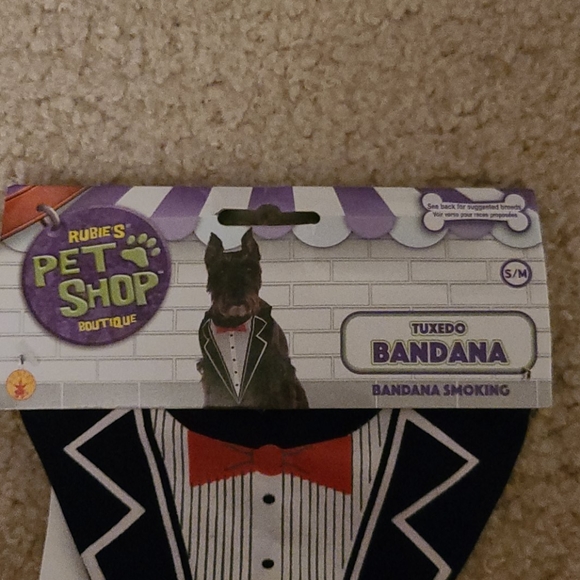 Rubie's Pet Shop Tuxedo Bandana - Picture 4 of 9